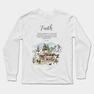 bible verse about faith Long Sleeve T-Shirt